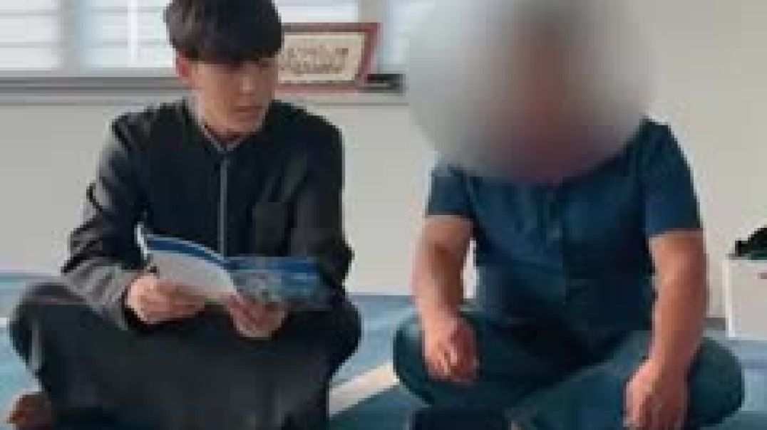 ⁣A Korean guy became a Muslim in our Masjid